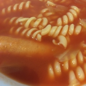 ケチャップで簡単☆野菜たっぷりトマトスープ